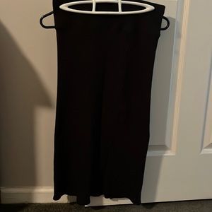 Ribbed high waisted skirt